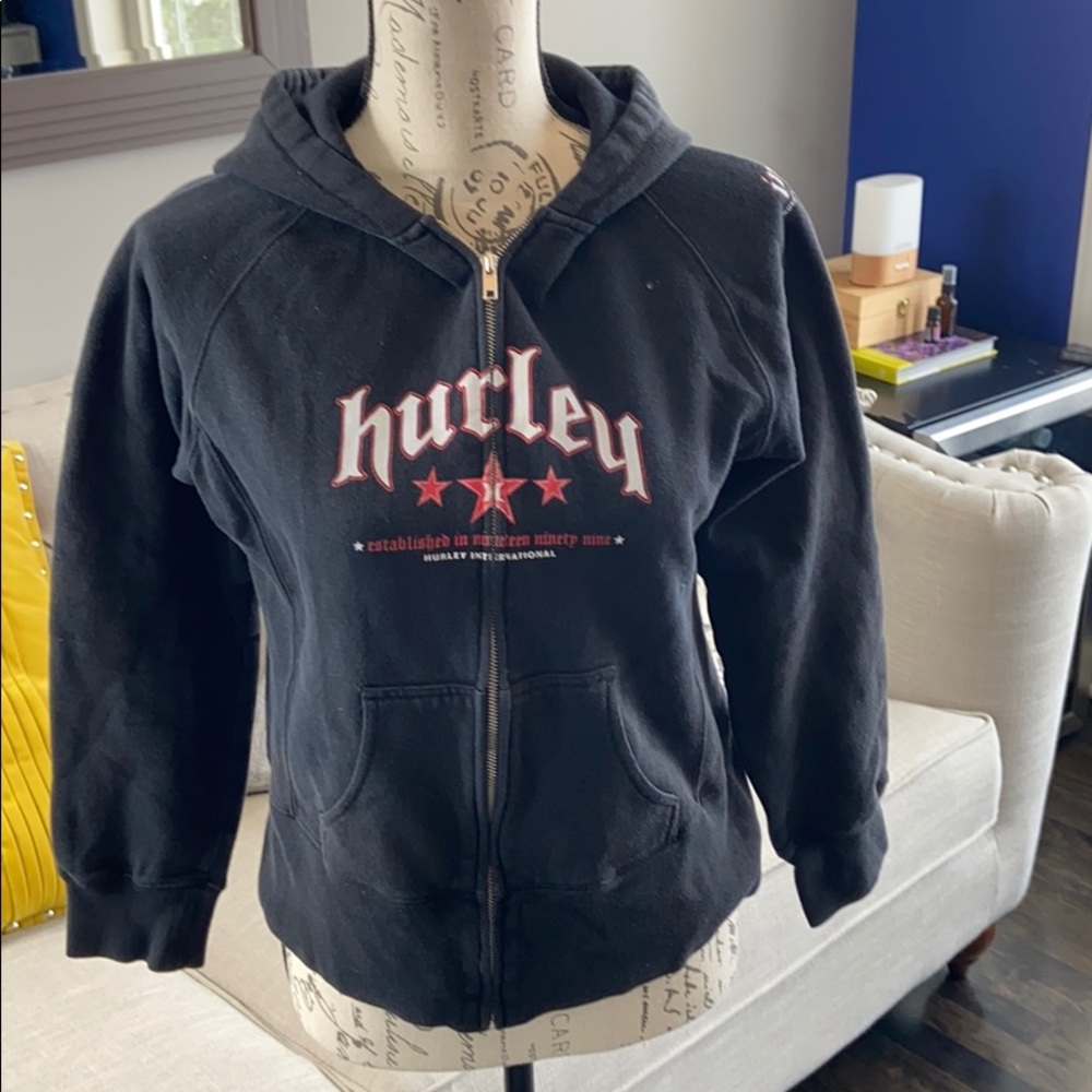 Hurley medium previously loved hoodie zip